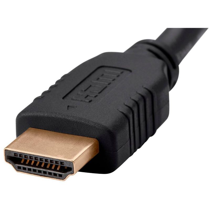 Monoprice HDMI Cable - 4 Feet - Black | High Speed, 4k@24Hz, HDR, 18Gbps, YUV 4:4:4, 28AWG, Compatible with HD TV and More - Select Series, 4 of 7