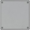 vidaXL Wall-mounted Magnetic Board Black 23.6"x23.6"Â Tempered Glass - 4 of 4