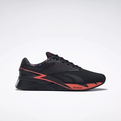 Reebok Nano X3 Training Shoes M 7.5 / W 9 Core Black / Orange Flare ...
