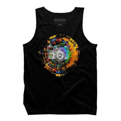 Men's Design By Humans Capture the Colors By clingcling Tank Top