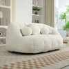 NicBex Chenille Bean Bag Chair for Adults and Kids,Oversized Lazy Sofa Chair with Armrests,Modern Lounge Chair for Living Room - 2 of 4