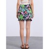 INSPIRE CHIC Women's Boho Floral Tie Knot Elastic Waist Tassel Hem Mini Skirts - 3 of 4