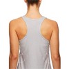 Reebok Womens Marled Jersey Racerback Tank Top, Grey, Large - 4 of 4