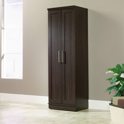 Dakota Oak Tall Storage Cabinet with Adjustable Shelving