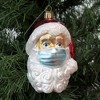 Old World Christmas 4.5 Inch Santa With Face Mask Ornament Pandemic Tree Ornaments - 3 of 3