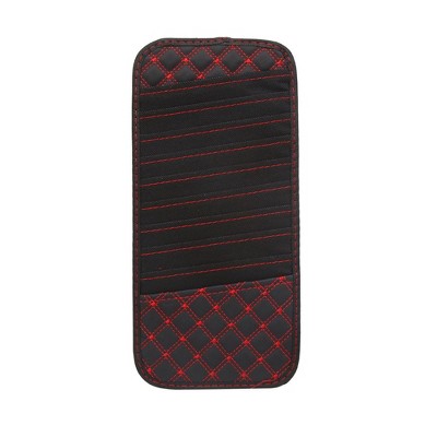 Unique Bargains Car Interior Sun Visor CD DVD Case Wallet Storage Holder Organizer Black 10 Disc