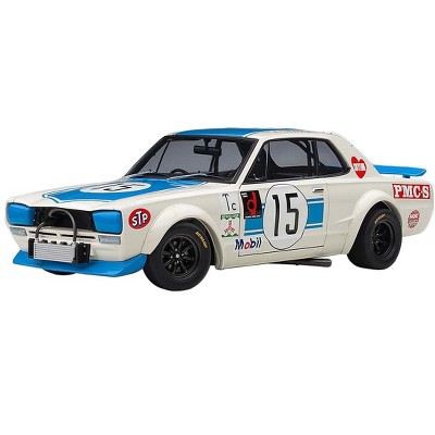 Nissan Skyline GT-R (KPGC-10) #15 K. Takahashi Winner Racing 1972 Fuji 300 km Speed Race 1/18 Diecast Car by Autoart