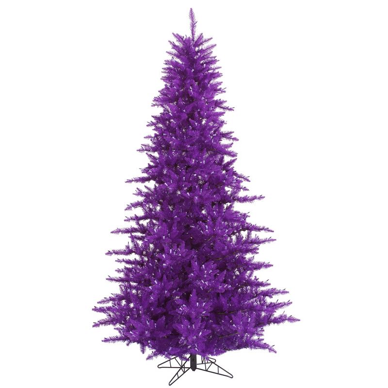 Vickerman Purple Fir Artificial Christmas Tree, 1 of 3
