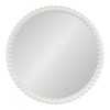 Kate & Laurel All Things Decor 28"x28" Bronte Decorative Wall Mirror Wood White - image 4 of 4