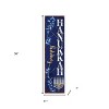 HomeRoots 36" Blue White And Gold Hanukkah Tree Solid Wood Porch Sign - 3 of 4