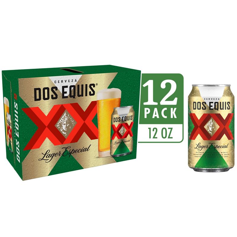 Dos Equis Mexican Lager Beer - 12pk/12 fl oz Cans, 1 of 7