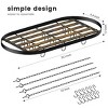 TOBILI LightingGo Hanging Pot Rack Ceiling Mount Cookware Organizer with 12pcs Hooks - 3 of 4