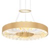 CWI Lighting Bjoux LED Chandelier With Sun Gold Finish - 2 of 4