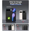 BONGEEK for Google Pixel 9 Pro XL Case,Compatible with Magsafe, Shockproof Translucent,Anti-Scratch Anti-Fingerprint Magnetic Hybrid Case, Black - 2 of 4