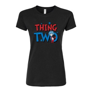 Women's - Dr. Seuss - American Thing Two Fitted Graphic T-Shirt - 1 of 4