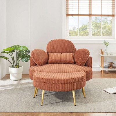 61 inches beige comfortable seat small sofa with small end table