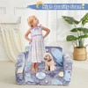 Toddler Couch,Toddler Chair,Kids Sofa Chair 2-in-1 Baby Seat Furniture Fold Out, Convertible Sofa to Lounger Soft Comfy Glow in The Dark Kids Sofa Bed Gifts for Kids Girl Boys - 4 of 4