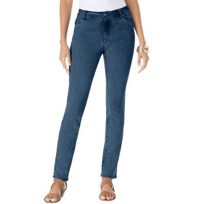 Roaman's Women's Plus Size Invisible Stretch Iconic Boyfriend Jean