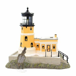 Department 56 Villages 11.0 Inch Split Rock Lighthouse Snow Village Two Harbours, Mn Village Buildings - 1 of 3