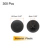 Unique Bargains Plastic Decoration Furniture White Screw Cap Covers - 2 of 4