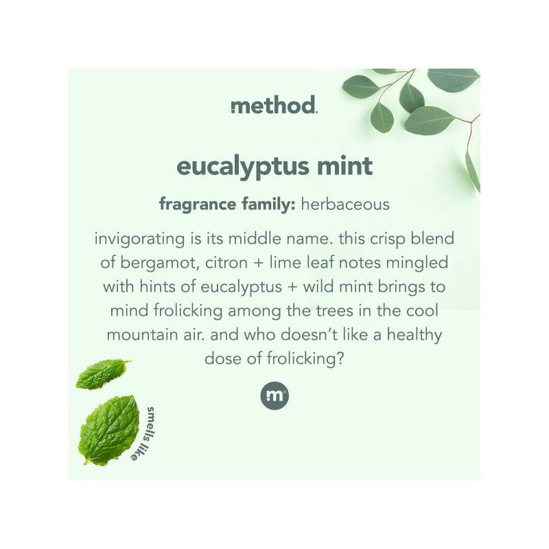 Method Eucalyptus Mint Daily Shower Cleaner Spray - 28 fl oz, 5 of 10