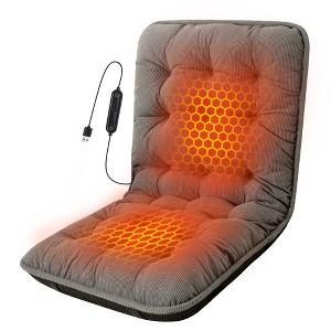 Suchtale Heated Seat Cushion, 3 Heat Levels & Timer, USB Portable Corduroy Chair Pad for Office & Home - 1 of 4