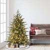 Puleo 4.5' Pre-Lit Linden Fir Artificial Tree with 200 Dual-Color LED Lights - 3 of 4