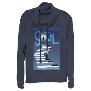 Juniors Womens Soul Official Poster Cowl Neck Sweatshirt - 1 of 4