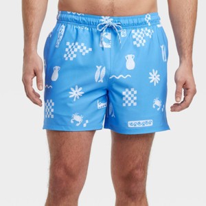 Men's 5'' E-Waist Swim Trunks - Goodfellow & Co™ - 1 of 4