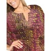 HAPPY BAY Women's Loose Beach Dress Cover Up Summer Vacation Mini Beachwear Bathing Suit Tunics Vacation Small-Medium Pink Abstract - 3 of 3