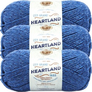 (3 Pack) Lion Brand Heartland Yarn - Olympic - 1 of 3