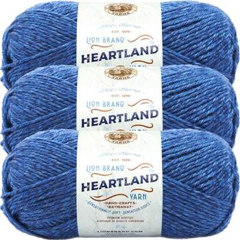 3 Pack) Lion Brand Wool-Ease Thick & Quick Yarn - Moonlight