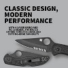 Spyderco Delica 4 Lightweight Folding Knife with 2.90" Saber-Ground Black CombinationEdge Blade | Superior Cutting Performance with FRN Handle, Black - 4 of 4