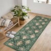 Modern Area Rug Elegant Floral Durable Stain-Resistant Fabric Washable Waterproof Perfect Rug for Living Room Bedroom - 2 of 4