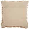 HomeRoots Soft Beige Shag Accent Pillow - 4 of 4