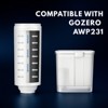Nispira AWP231 Water Pitcher Filter Replacement for Philips AWP2980, Compatible with Philips Instant Water Filter Pitcher, 4-Pack - 4 of 4