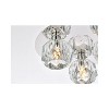 Elegant Lighting Graham 3 Light Ceiling Lamp in Chrome - 4 of 4