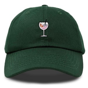 Dalix Spritz Cocktail Embroidered Cap Cotton Baseball Cute Cool Dad Hat Womens - 1 of 4