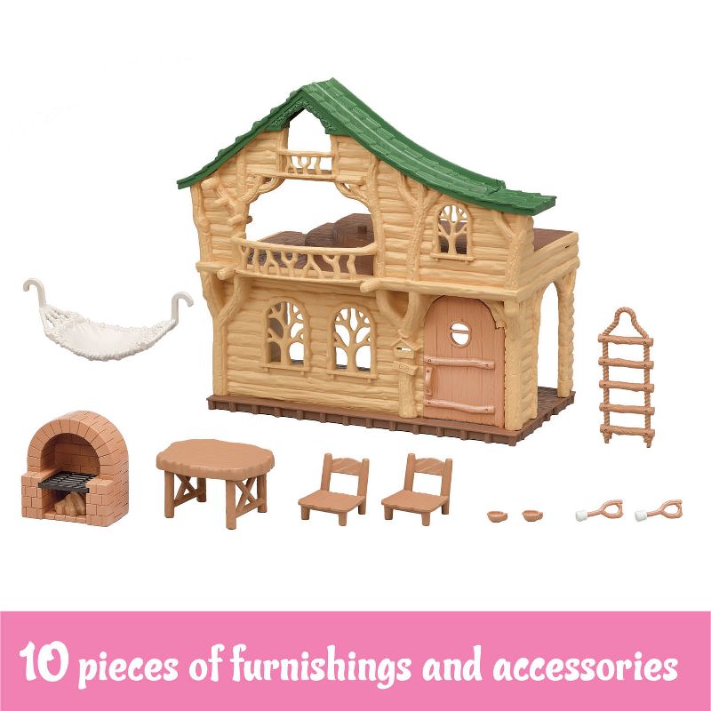 Calico Critters Lakeside Lodge Gift Set, Dollhouse Playset with Figure and Furniture, 2 of 10