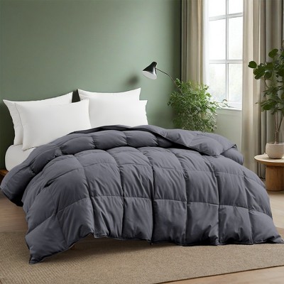 Peace Nest White Goose Down Comforter - Ultra Soft  Noiseless 360 Thread Count Fabric, Lightweight & Medium Weight for All Season