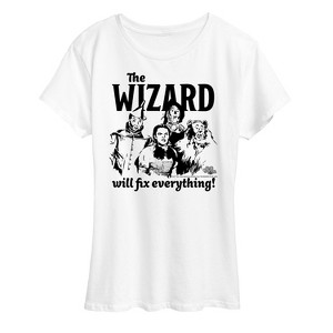 Women's - Wizard of Oz - The Wizard Will Fix Everything Short Sleeve Graphic T-Shirt - 1 of 4
