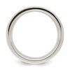 Black Bow Jewelry Men's 8mm Sterling Silver Polished Flat Comfort Fit Band - 2 of 4