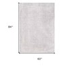 White Abstract Non Skid Area Rug - 3 of 4