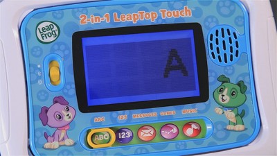 LeapFrog Laptop Touch 2 En 1 – Modo Teclado Y Tableta Táctil Para Aprender Letras, Números Y Música (Rosa)