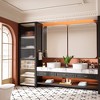 Rectangular Framed Tempered Glass Wall-Mounted Bathroom Vanity Mirror - 2 of 4