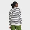 Houston White Adult Long Sleeve Waffle Crewneck T-Shirt - 2 of 3