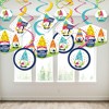 Big Dot of Happiness Gnome Birthday - Happy Birthday Party Hanging Decor - Party Decoration Swirls - Set of 40 - image 3 of 4