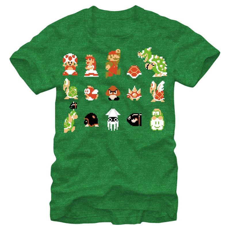 Men's Nintendo Super Mario Bros Crew T-Shirt, 1 of 4