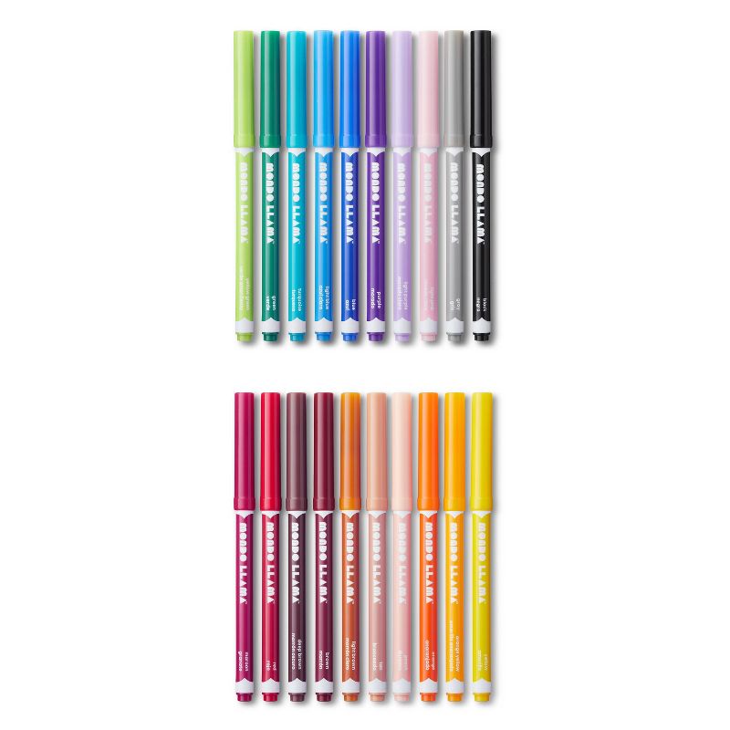 20ct Washable Markers Super Tip Classic Colors - Mondo Llama&#8482;, 3 of 9