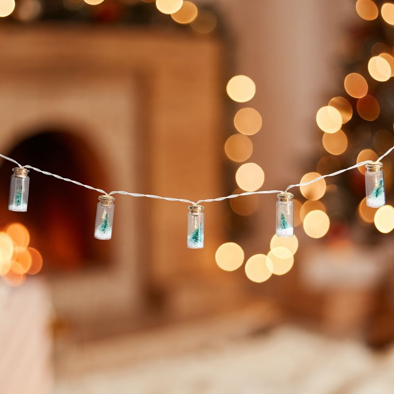 Northlight 10-Count Tree in a Bottle Christmas String Lights - LED Warm White - 3' Clear Wire, 2 of 6